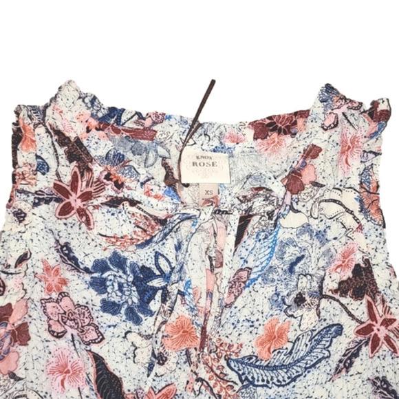 KNOX ROSE Flowy Floral Patterned Blouse - Picture 2 of 8